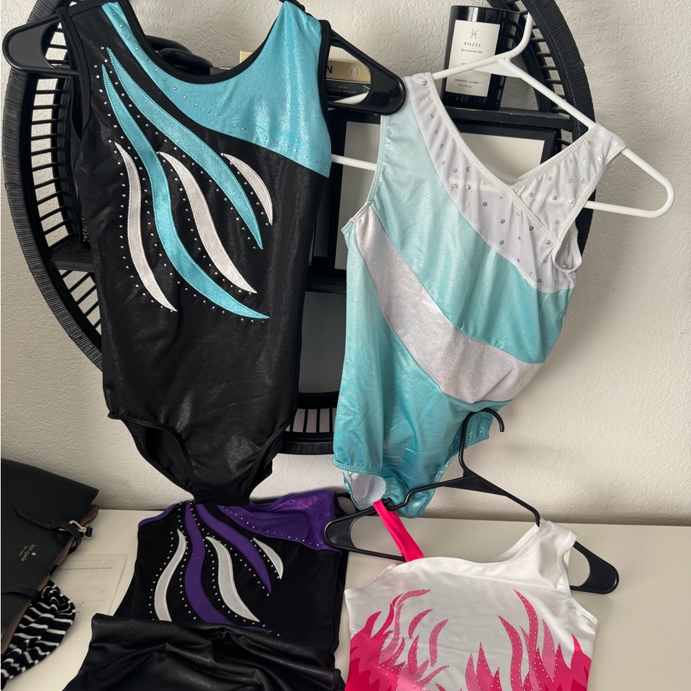 Colorful Gymnastics Leotards Set bundle